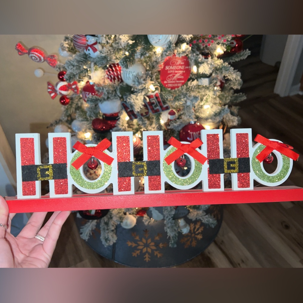 HoHoHo Sign with bells